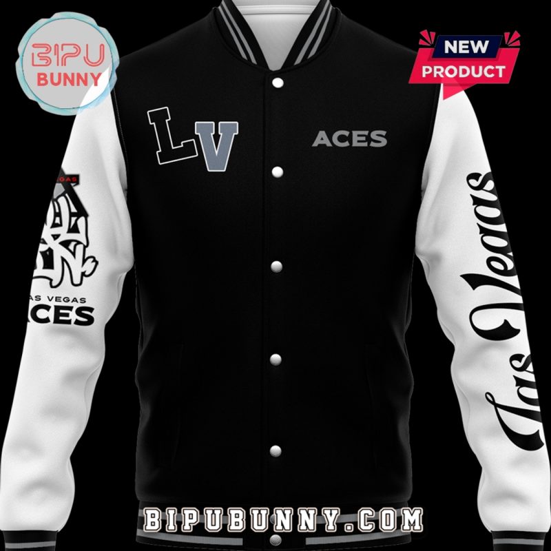 Men’s Las Vegas Aces Black Baseball Jacket