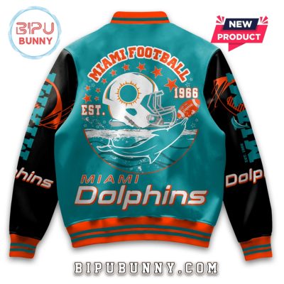 Men’s Miami Dolphins Football Baseball Jacket