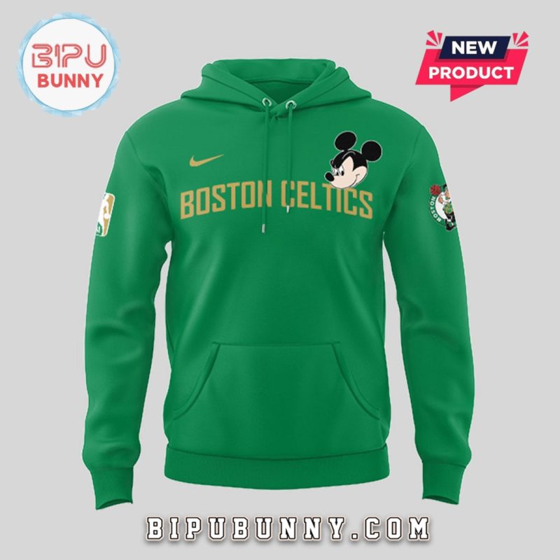 Mickey Mouse x Celtics Green Nike Hoodie Set