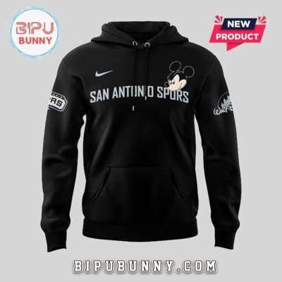 Mickey Mouse x Spurs Black Edition Hoodie