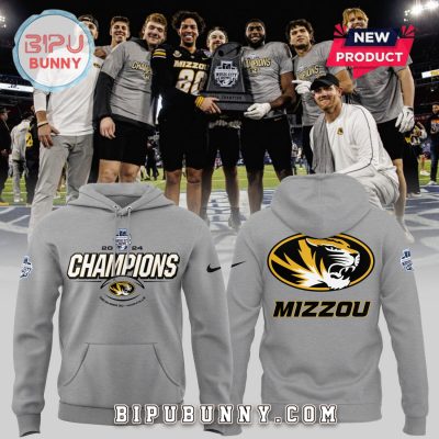 Missouri Tigers Transperfect Music City Bowl Gray Hoodie