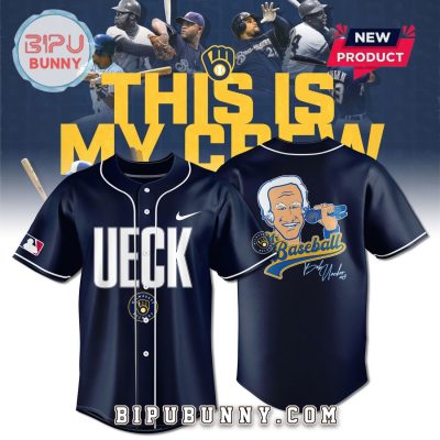 Mr Baseball Bob Uecker Milwaukee Brewers Baseball Jersey