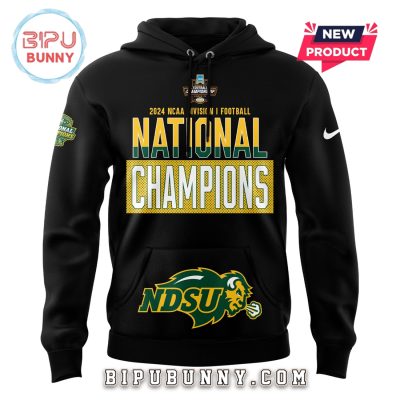 NDSU Football 10 Time Championship Black Hoodie Set