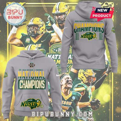 NDSU Football 10 Time Championship Gray Hoodie Set