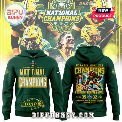 NDSU Football 10 Time Championship Green Hoodie