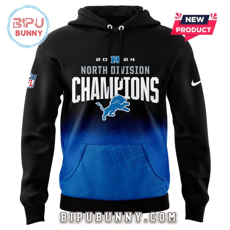 New Detroit Lions NFC North Champions Nike Hoodie