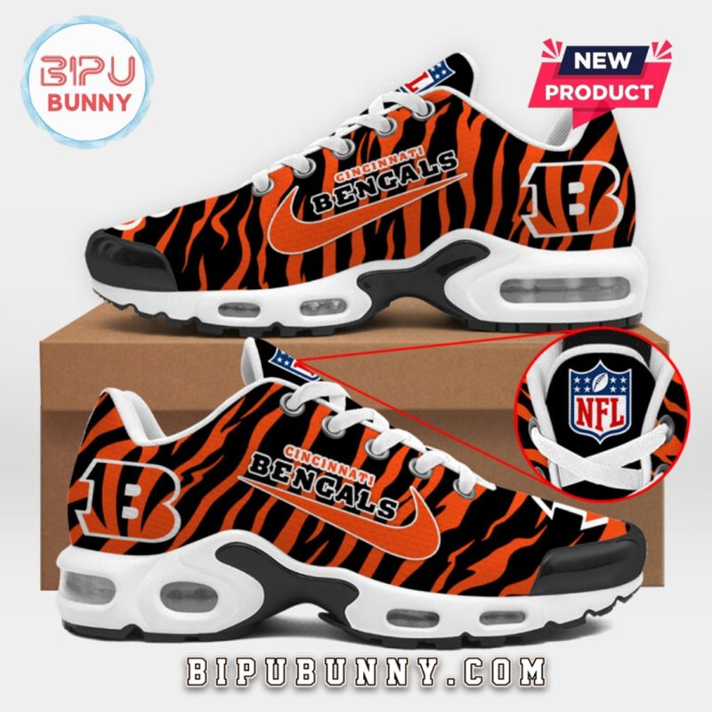 NFL Cincinnati Bengals Football Nike Air Max Sneakers