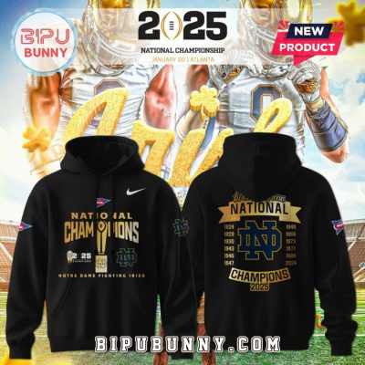 Notre Dame Fighting Irish 2025 Champions Limited Hoodie