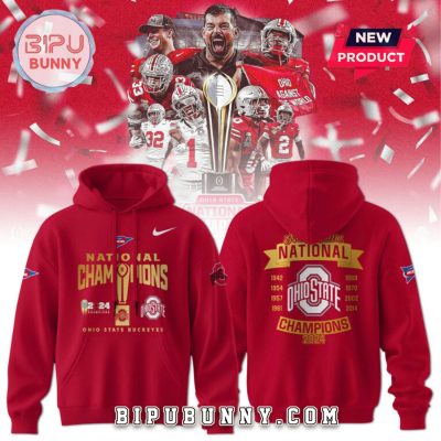 Ohio State Buckeyes Red College Football Playoff Hoodie