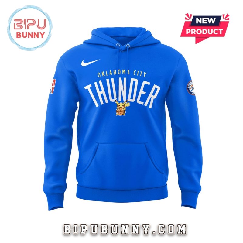 Oklahoma City Thunder x Pokemon Night Nike Hoodie