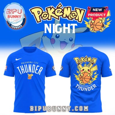 Oklahoma City Thunder x Pokemon Night Nike Hoodie