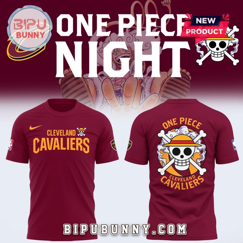 One Piece x Cleveland Cavaliers Red Edition Hoodie