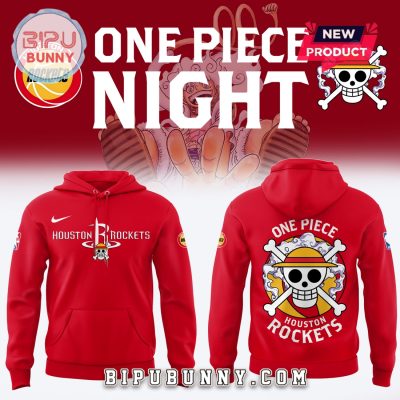 One Piece x Houston Rockets Red Edition Hoodie