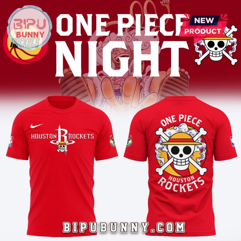 One Piece x Houston Rockets Red Edition Hoodie