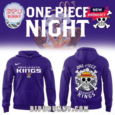 One Piece x Sacramento Kings 2025 Nike Hoodie