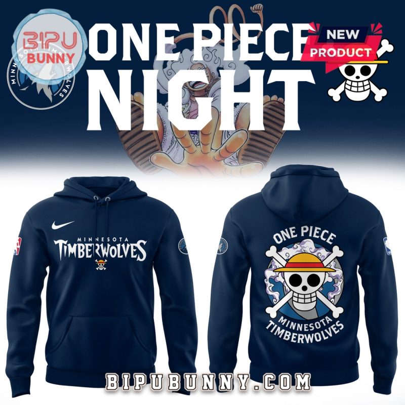 One Piece x Timberwolves 2025 Edition Hoodie