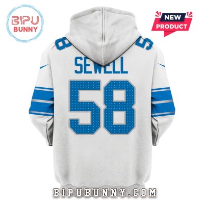 Penei Sewell Detroit Lions Edition Hoodie Jersey