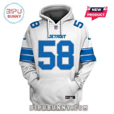 Penei Sewell Detroit Lions Edition Hoodie Jersey