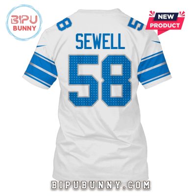 Penei Sewell Detroit Lions Edition Hoodie Jersey