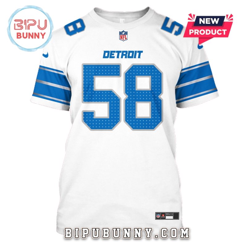 Penei Sewell Detroit Lions Edition Hoodie Jersey