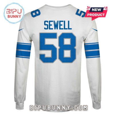 Penei Sewell Detroit Lions Edition Hoodie Jersey