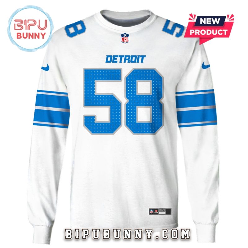 Penei Sewell Detroit Lions Edition Hoodie Jersey