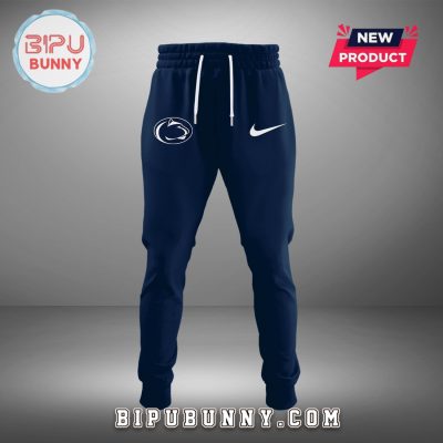 Penn State Coach James Franklin Navy Hoodie Set