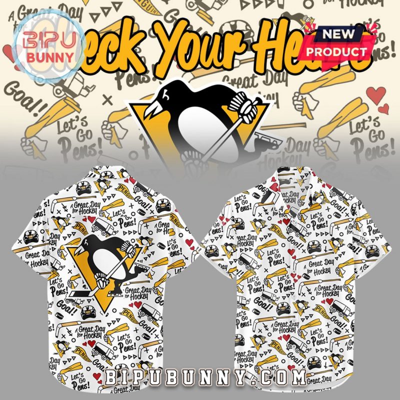 Pittsburgh Penguins Check Your Heart Hawaii Shirt