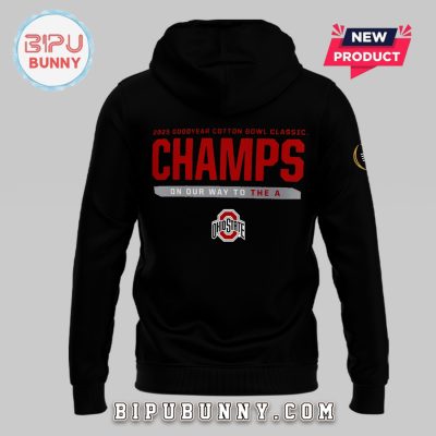 Playoff 2025 Bowl Champions Ohio State Buckeyes Hoodie