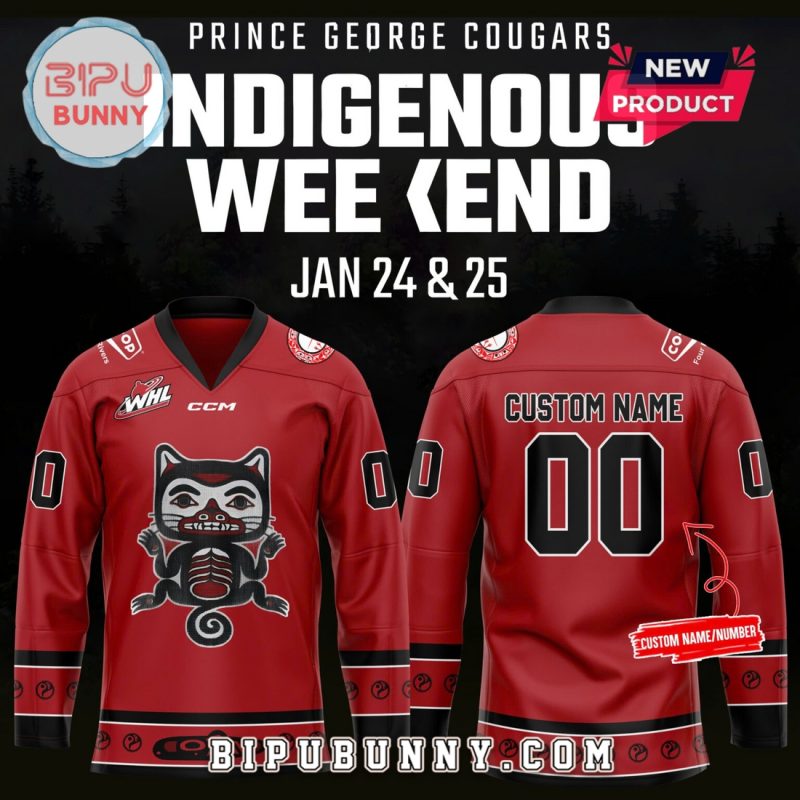 Prince George Cougars x 2025 Indigenous Weekend Hockey Jersey