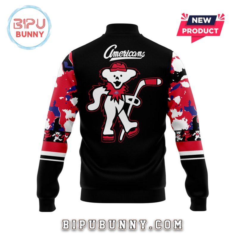 Rochester Americans Grateful Dead Night Baseball Jacket