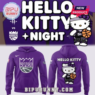 Sacramento Kings 2025 Limited Hello Kitty Hoodie Set