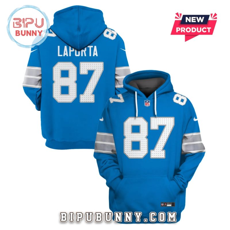 Sam LaPorta Detroit Lions Edition Hoodie Jersey