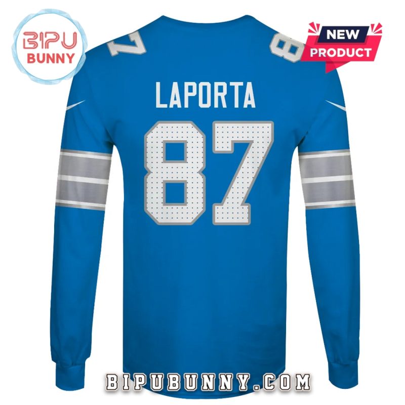 Sam LaPorta Detroit Lions Edition Hoodie Jersey