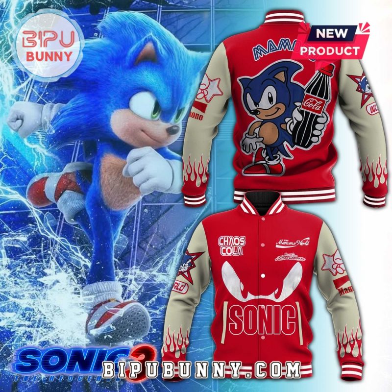 Sonic The Hedgehog x Cola Limited Baseball Jacket