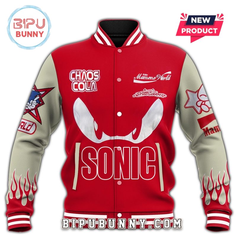 Sonic The Hedgehog x Cola Limited Baseball Jacket