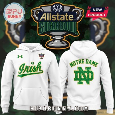 Sugar Bowl Notre Dame Football Special White Hoodie