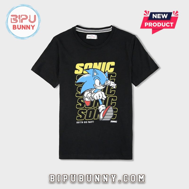 The Sonic Movie 3 Black T-Shirt