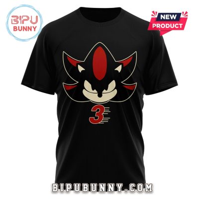 The Sonic Movie 3 Sonic Logo Black Shirt