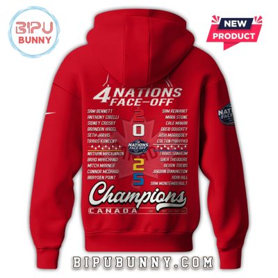 2025 Canada Hockey Face-Off Champions Hoodie Set