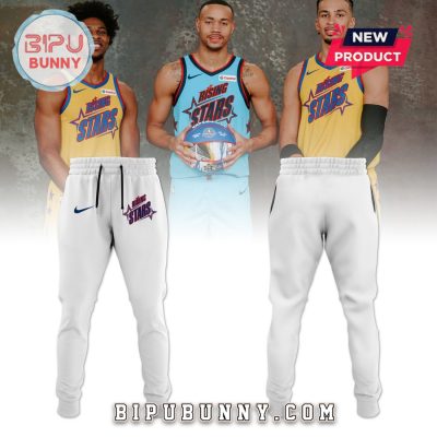 2025 NBA All Stars New Collection White Hoodie Set