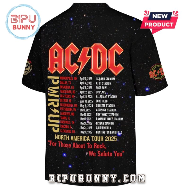 ACDC 1973 – 2025 Anniversary 52nd Shirt