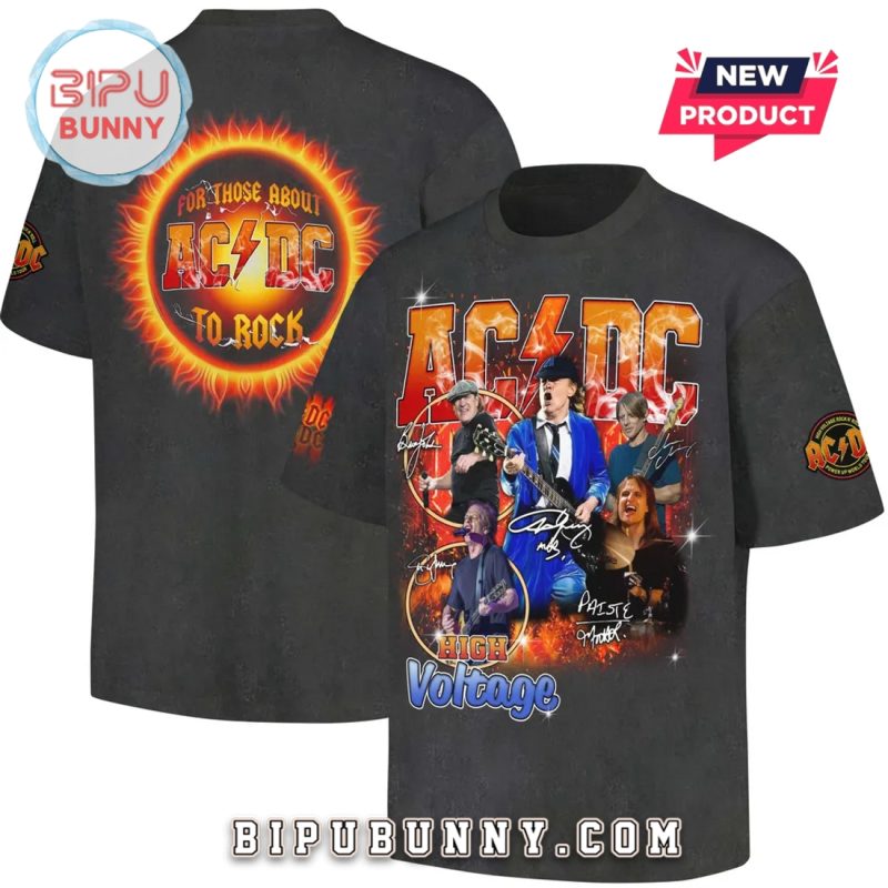 ACDC Fire High Voltage Shirt