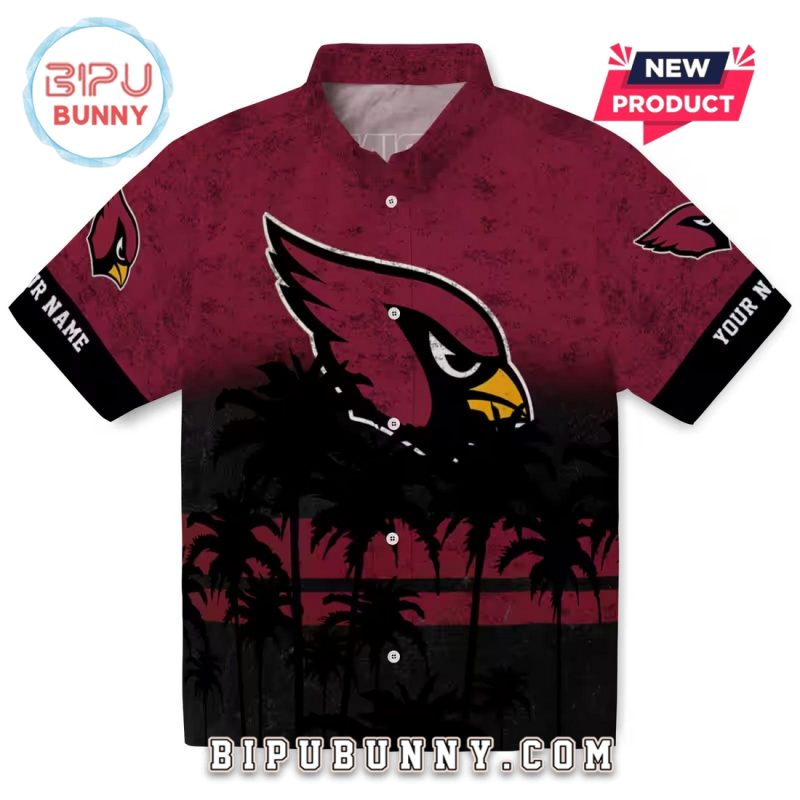 Arizona Cardinals Custom Sunset Pattern Hawaiian Shirt