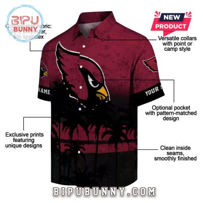 Arizona Cardinals Custom Sunset Pattern Hawaiian Shirt