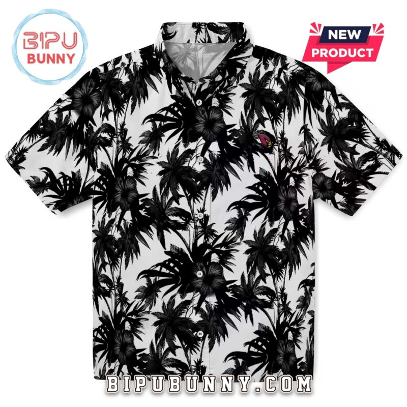 Arizona Cardinals Palm Motifs Hawaiian Shirt