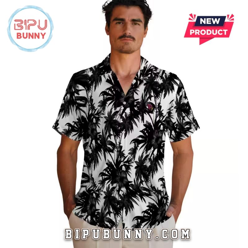 Arizona Cardinals Palm Motifs Hawaiian Shirt