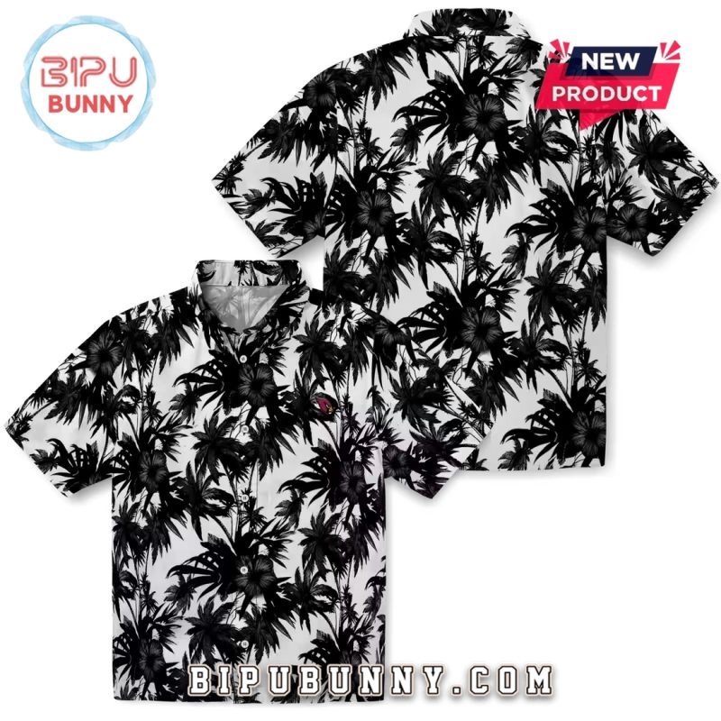 Arizona Cardinals Palm Motifs Hawaiian Shirt