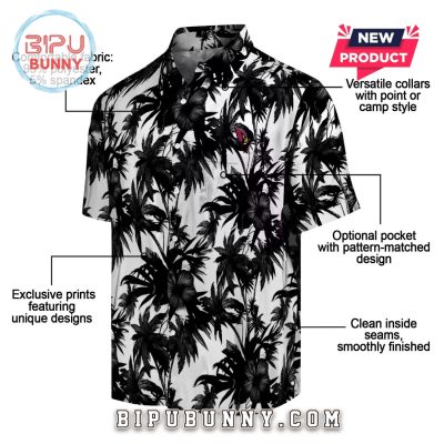 Arizona Cardinals Palm Motifs Hawaiian Shirt