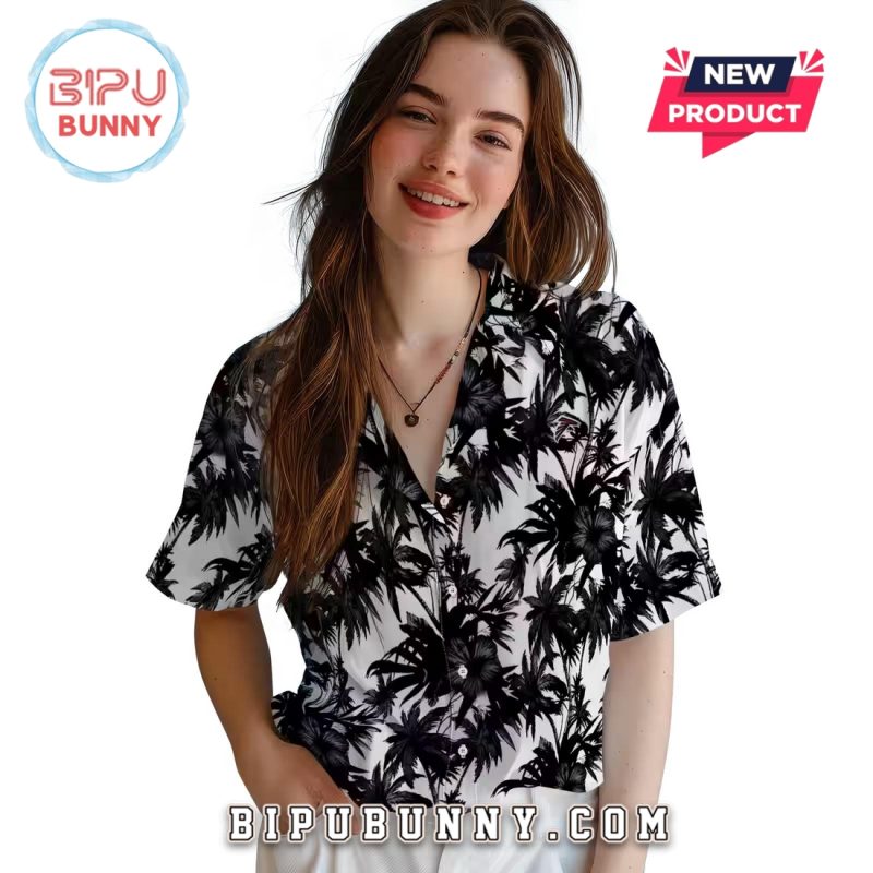 Atlanta Falcons Palm Motifs Hawaiian Shirt